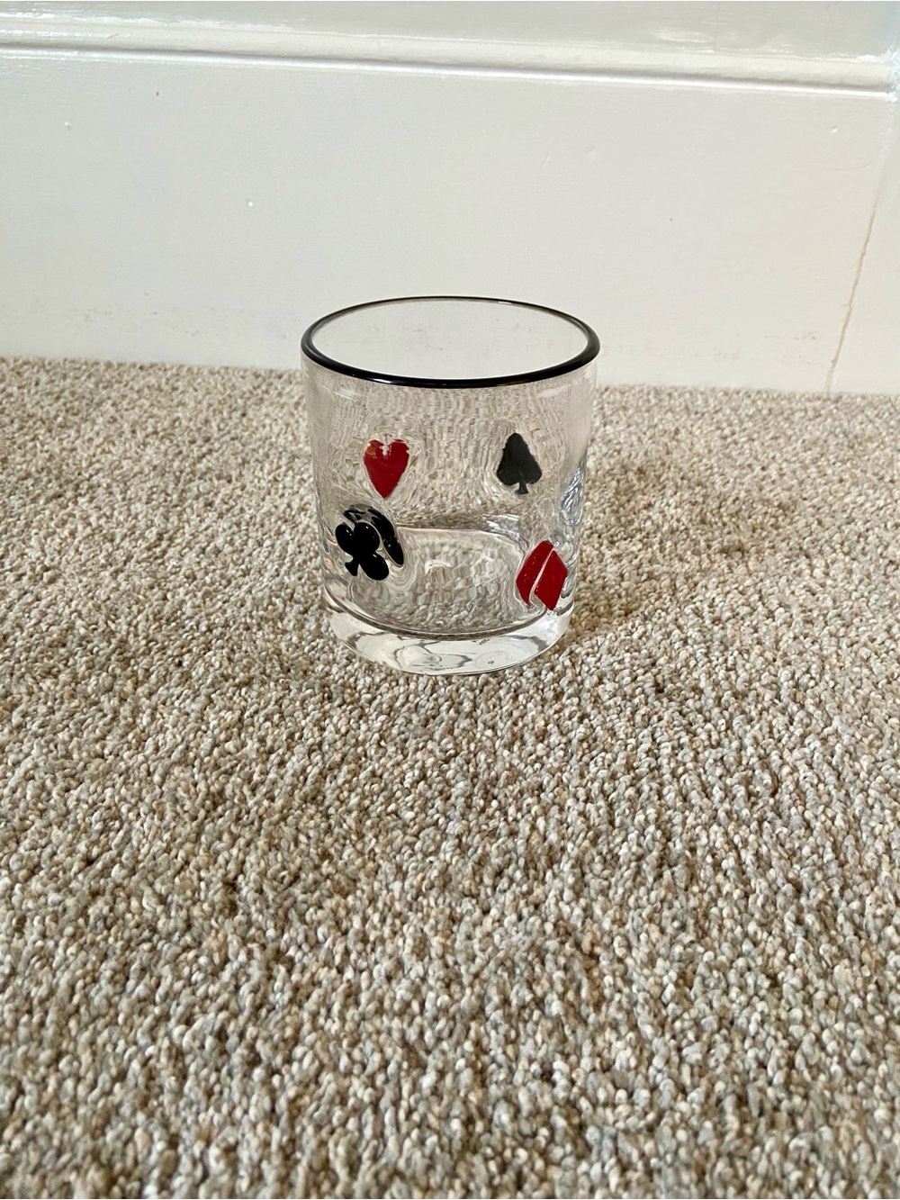 NWOT Icon Juice Glass | Card Suit Poker Casino Vegas Inspired - Picture 8 of 13